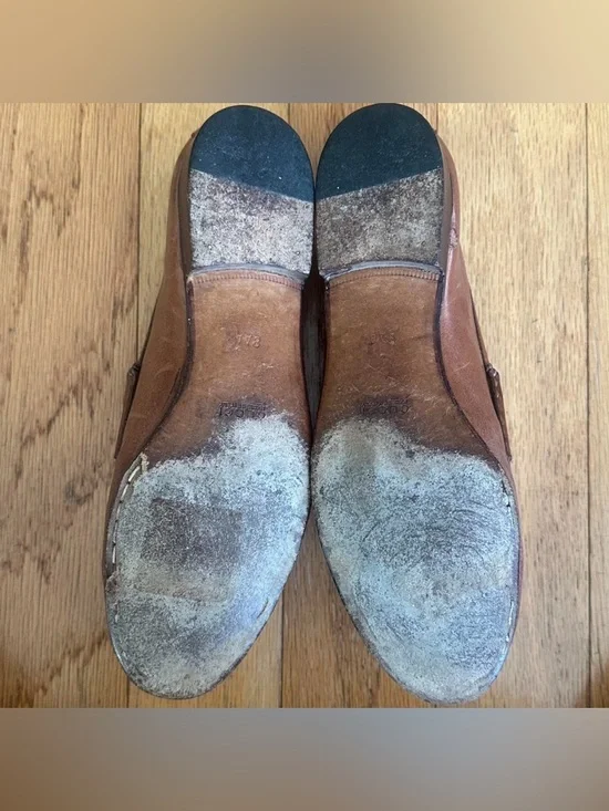 Gucci Women’s Brown Leather Horsebit Loafers. - Picture 3 of 8